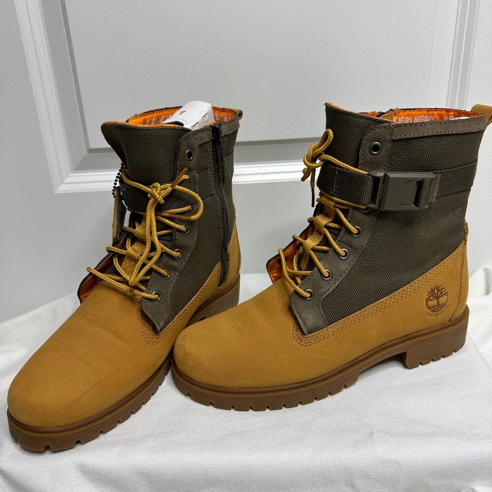 Timberland Jayne Rebotl Waterproof Boots In Brown Size